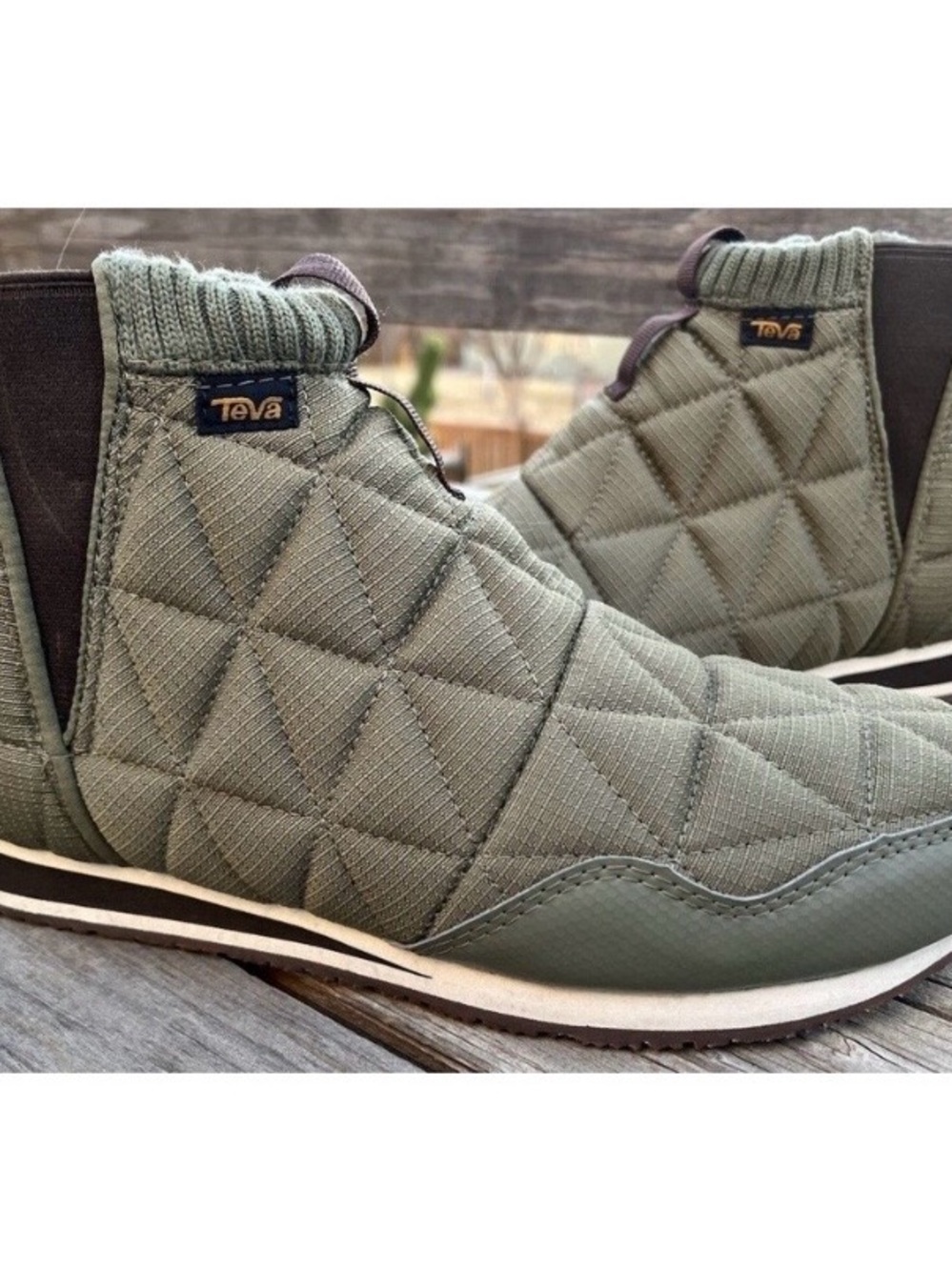 Teva ReEmber Mid Boot in Olive Green 
MSRP $115